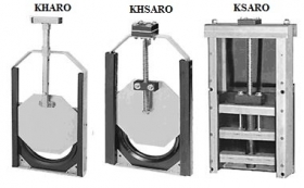 “KHARO” - "KHSARO" - "KSARO" WALL MOUNTING PENSTOCKS - PENSTOCK